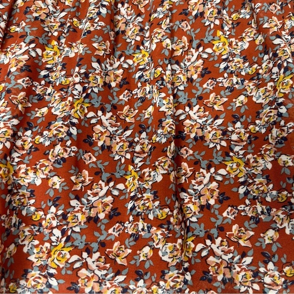 Max Studio Floral Print Casual A-Line Skirt Size S - Picture 8 of 10